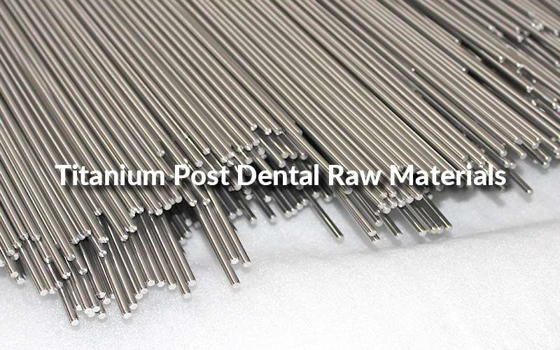 Ius Titanium Rod pro Dental Posts eligens: GR5, GR23, et Ti-Zr Comparatus